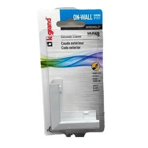 Wiremold NMW8 On-Wall White Plastic Electrical Outside Elbow 1-5/16 Log Of 4
